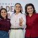 Celida López da la bienvenida a Ariadna Montiel , Presidenta de Morena y reafirma su apoyo a la coordinadora estatal Lorenia Valles