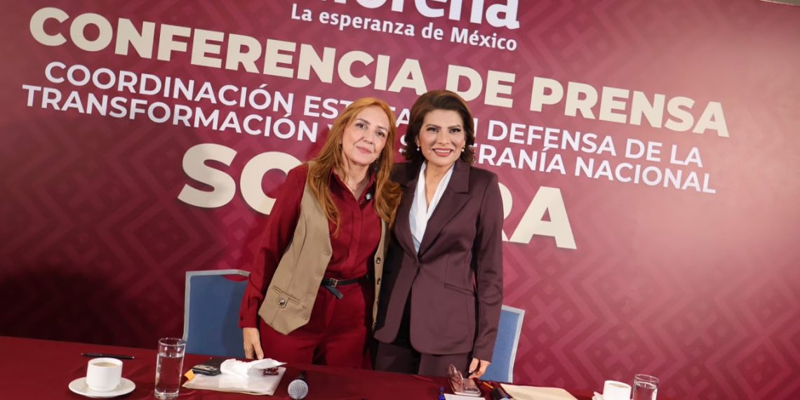 Presenta Morena Sonora a Lorenia Valles como su coordinadora estatalde la Defensa de la Transformación y la Soberanía Nacional