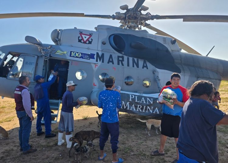 Plan Marina mantiene apoyo a comunidades rurales incomunicadas por “Polo”