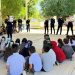 Policía Estatal promueve la prevención del delito con familias de Esqueda