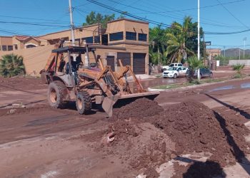 Continúa Ayuntamiento de Guaymas con limpieza de la ciudad tras las lluvias de “Polo”