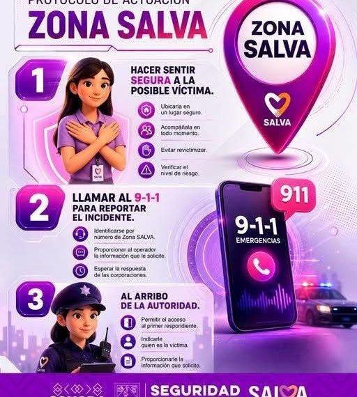 Zonas SALVA son alternativa de apoyo y protección para mujeres en situaciones de riesgo