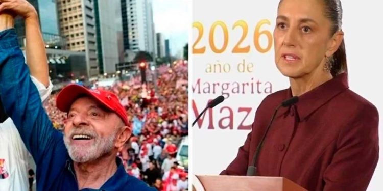 Agradece Lula llamada de Sheinbaum; acuerdan cooperación
