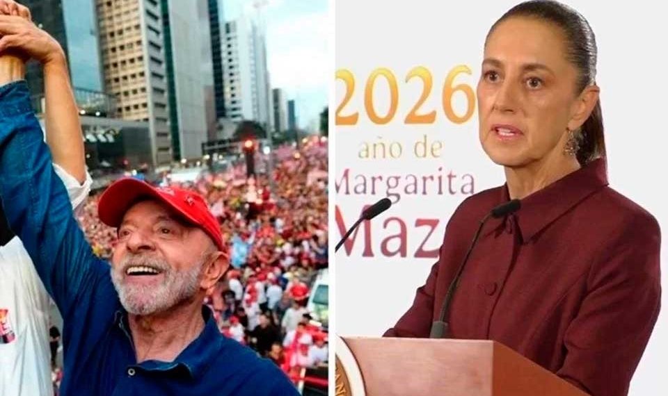 Agradece Lula llamada de Sheinbaum; acuerdan cooperación