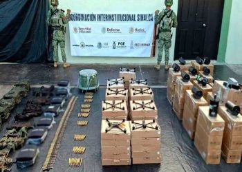 Asegura Ejército 48 drones en sur de Sinaloa